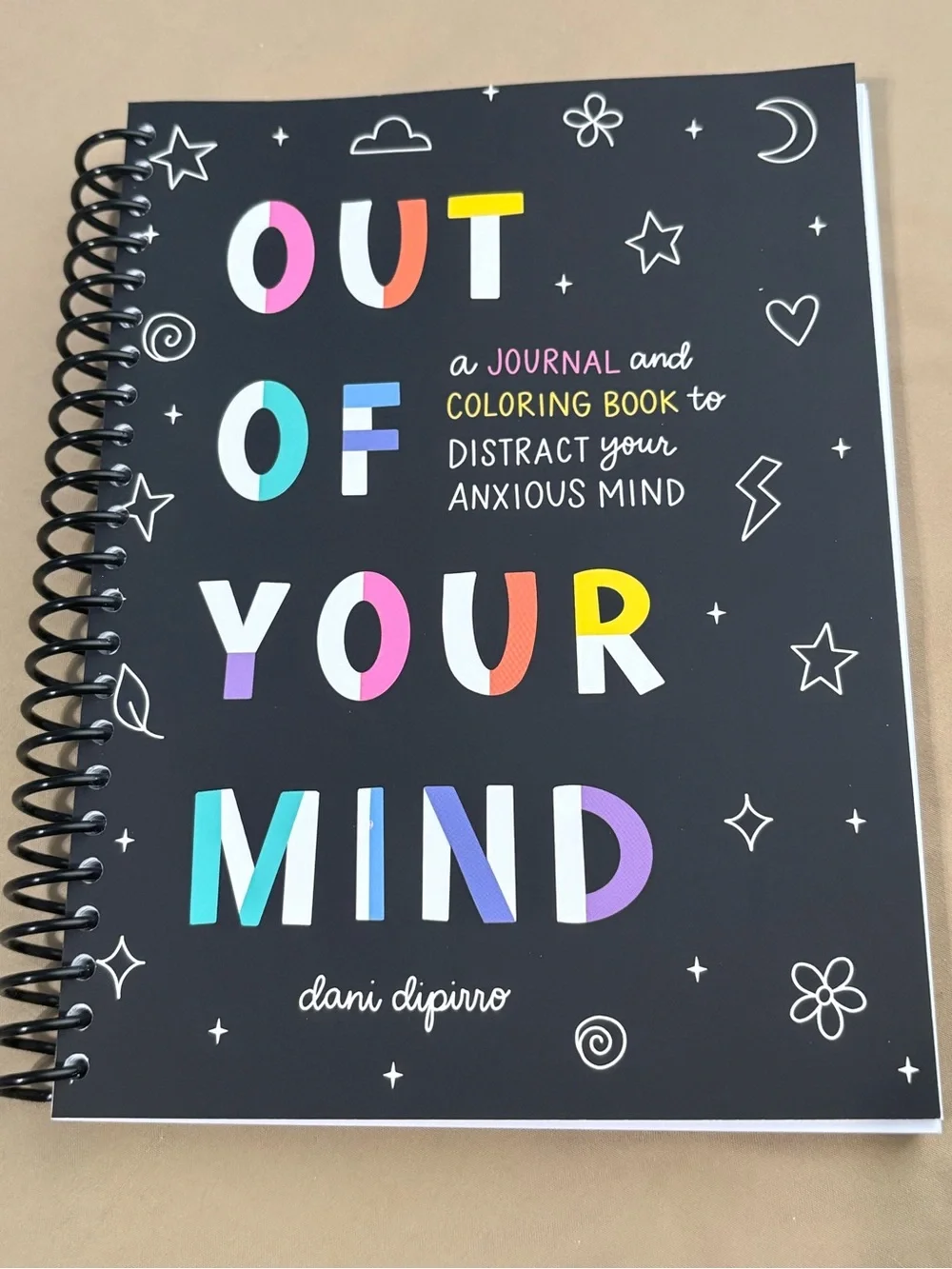 Out Of Your Mind Spiral Journal & Coloring Book -